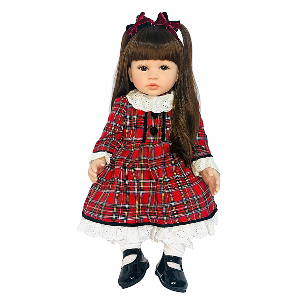 Boneca Bebe Reborn Corpo de Tecido Sofia - 60cm
