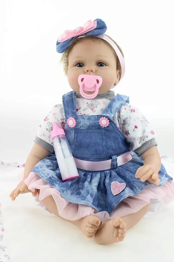 Boneca bebe reborn 55cm – Bebê Kids