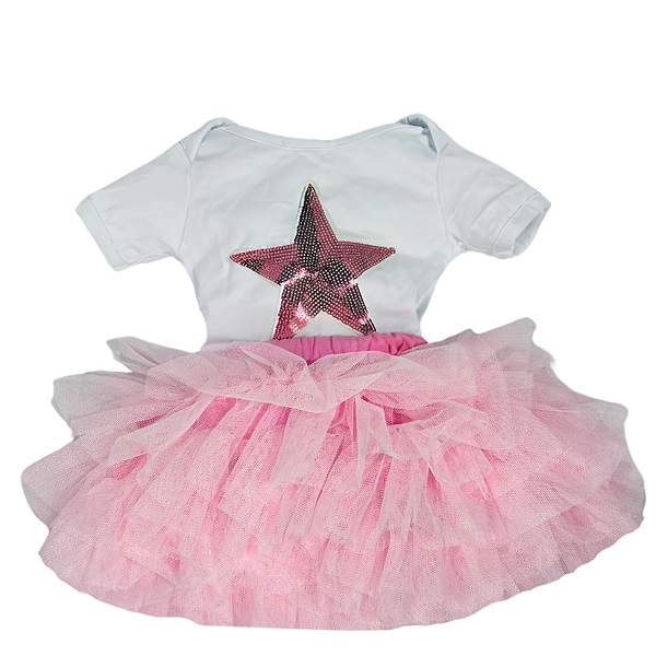 Conjunto Estrela Roupa Boneca Bebe Reborn  - 55Cm