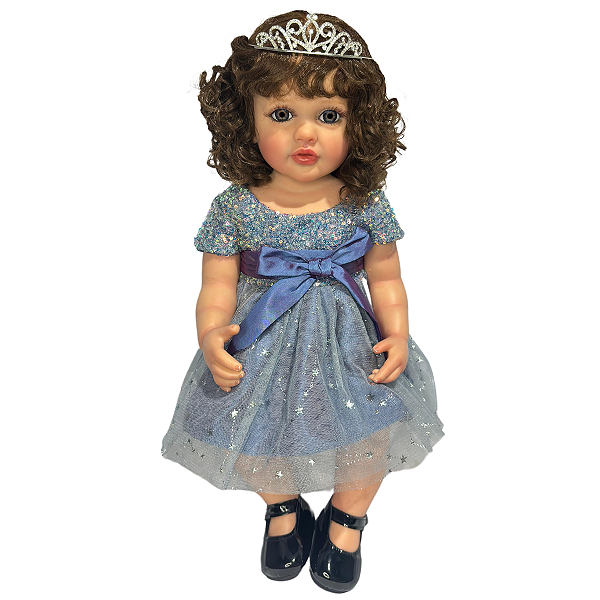 Boneca Bebe Reborn Realista Silicone Eloa - 55cm