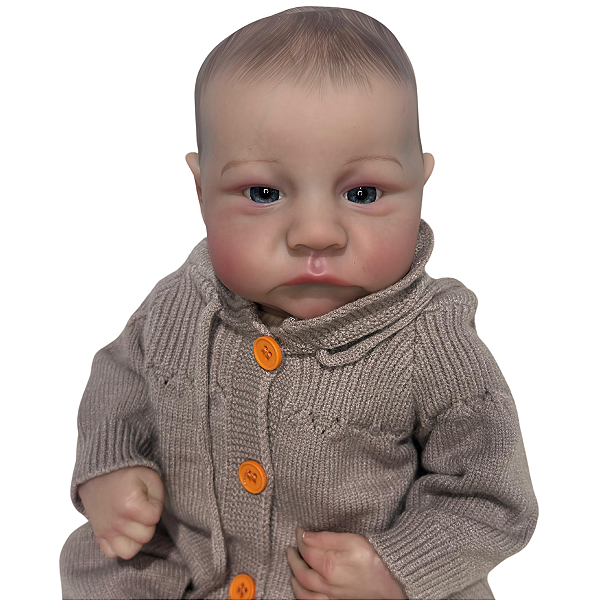 Boneco Bebe Reborn Corpo de tecido Nino - 48cm