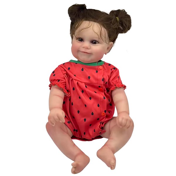 Boneca Bebe Reborn Corpo de Silicone Helena - 55cm