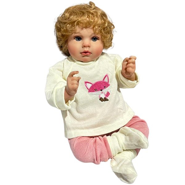 Boneca Bebe Reborn Corpo de tecido Ayla - 48cm
