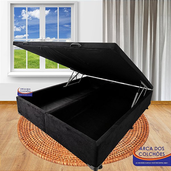 Baú Queen 1,58X1,98X30cm DF Premium (Trad 46cm)