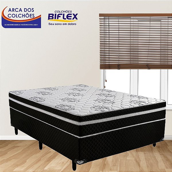Colchão Solteirão americano Berlim Biflex + Base df premium