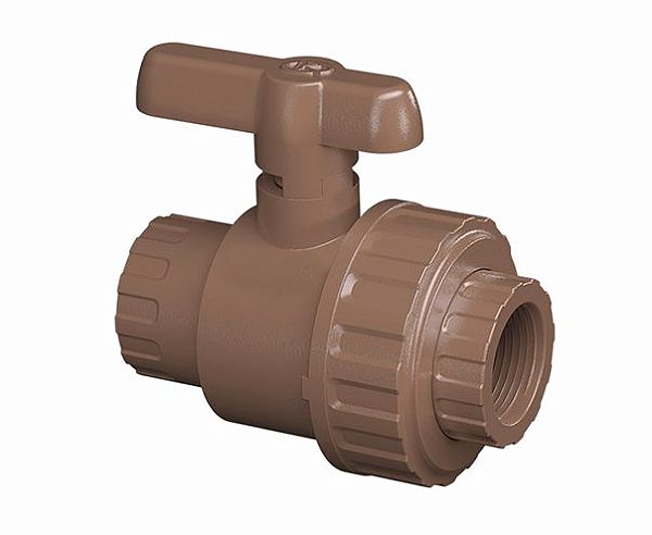 Registro Esfera em PVC Roscável. - 1.1/2