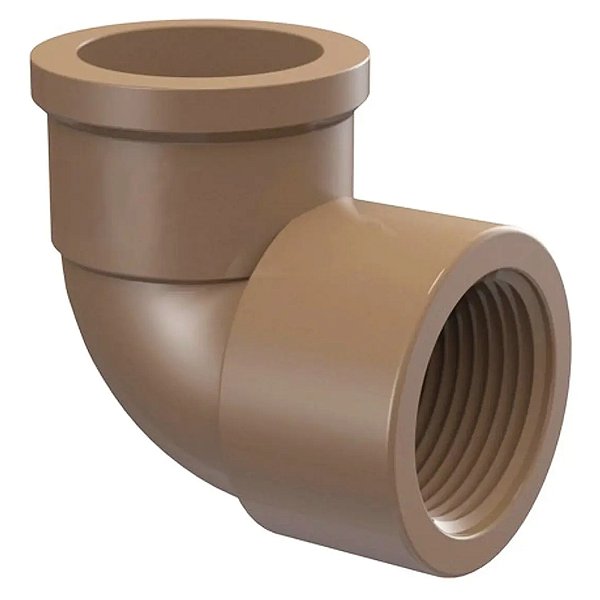 Joelho 90 Soldavel com Rosca PVC - 25mm X 1/2