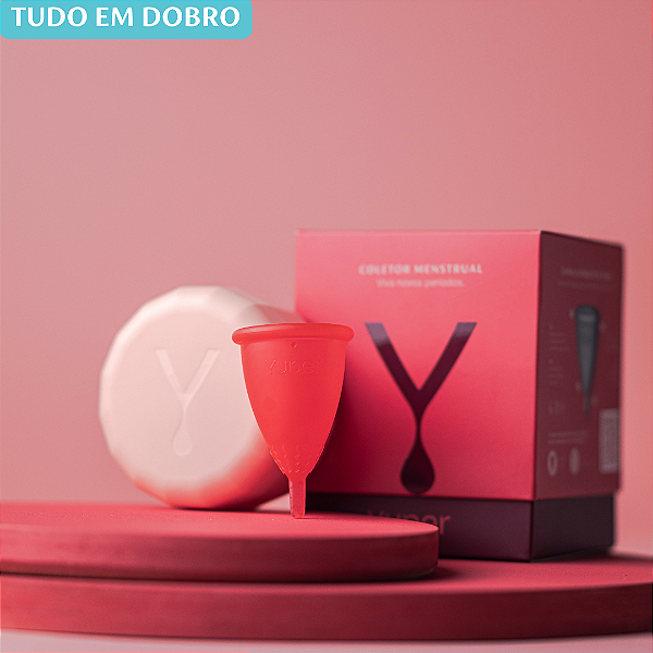 2x Coletor Menstrual + 2x Esterilizador +2x Yuper Clean