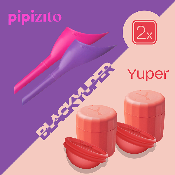 2x Disco Menstrual + 2x Esterelizador + 2x Pipizito Reutilizável