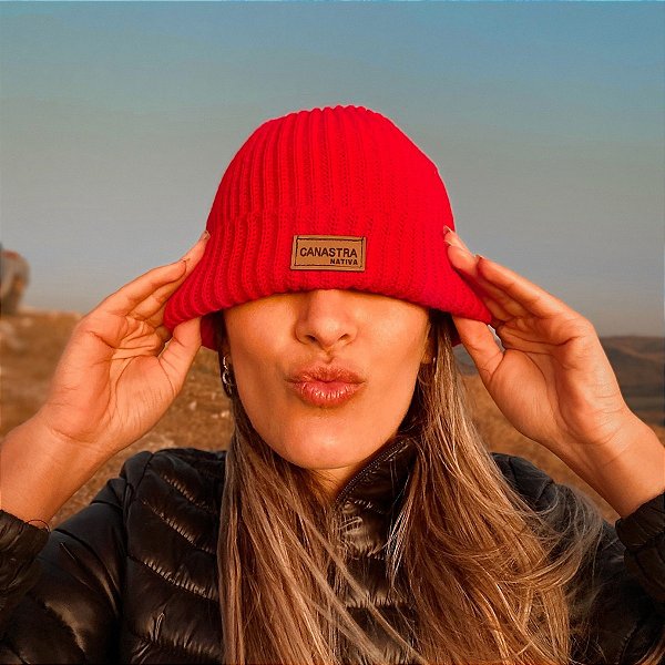 Gorro Canastra Vermelho Unissex