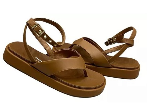 SANDALIA FEMININA VIZZANO- CARAMELO