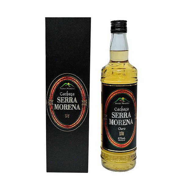 Cachaça Serra Morena Ouro – 670mL | Envelhecida 4 anos