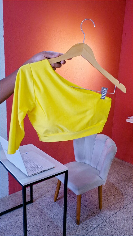 CROPPED MANGA UNICA