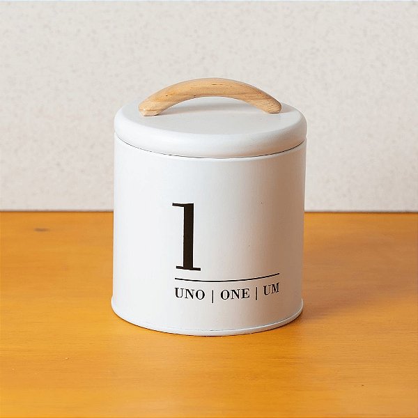 Porta-Condimentos Metalla N1 Branco - YOI (800 ml)