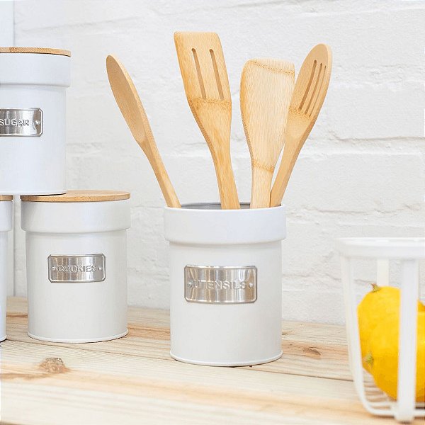 Porta-Utensílios Matte Branco