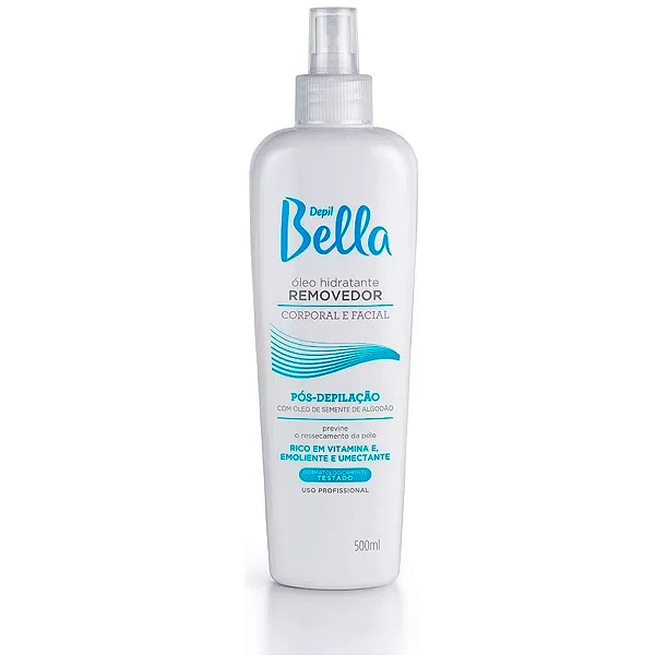 Óleo Removedor Algodão Pós Depilação 500ml Depil Bella