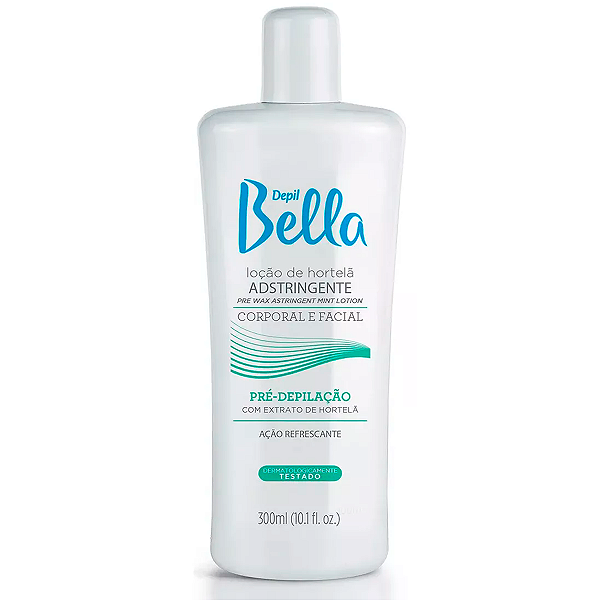 Loção Adstringente Pré-Depilação Hortelã Depil Bella 300ml