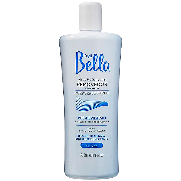Óleo Removedor Corpo Facial Pós-Epilação Depil Bella 300ml