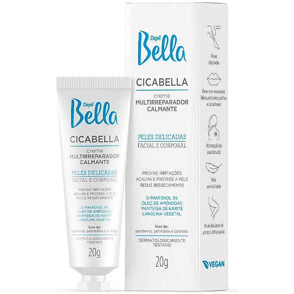Cicabella Creme Multirreparador Calmante Depil Bella - 20g