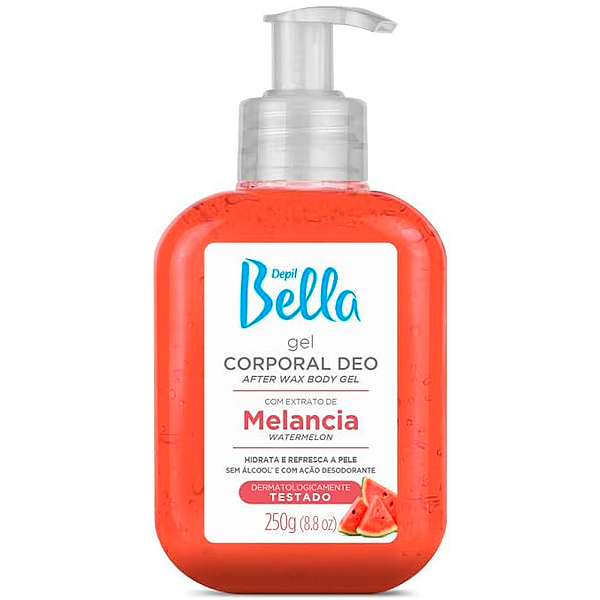Gel Corporal Calmante e Hidratante Melancia 250g Depil Bella
