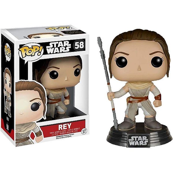 FUNKO POP! STAR WARS REY DESPERTAR DA FORÇA #58