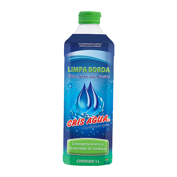 Desengordurante Limpa Borda para Piscina 1 litro Cris Água