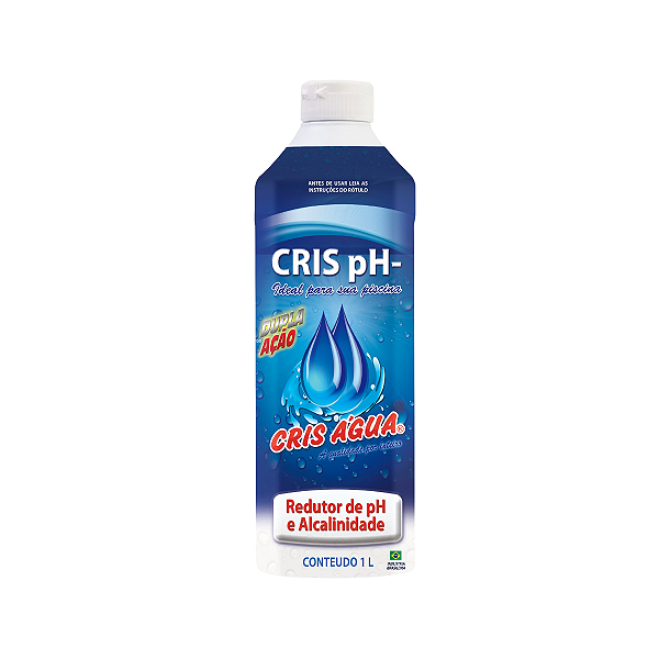 Redutor de pH e Alcalinidade para Piscina 1 litro Cris Água