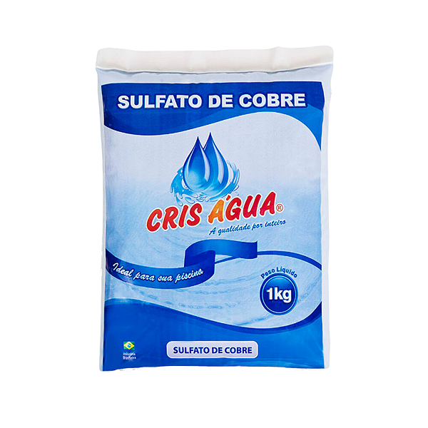 Sulfato de Cobre para Piscina Cris Água 1kg