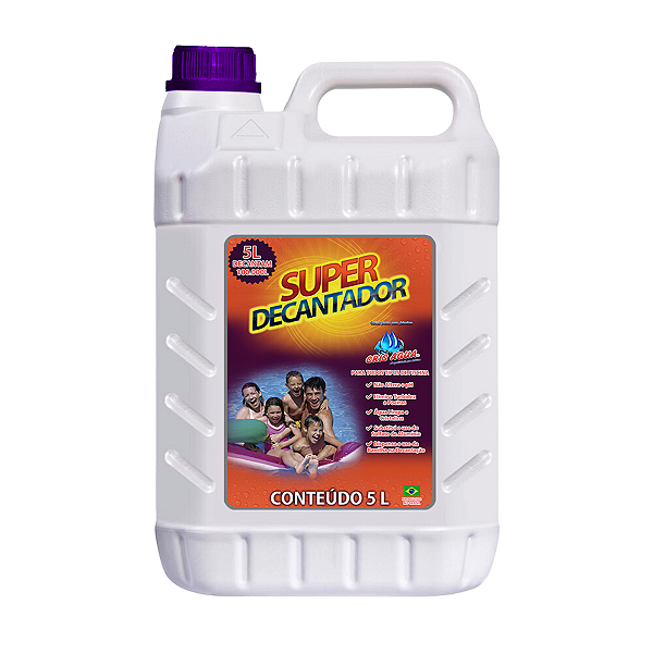 Super Decantador Concentrado Para Piscina 5 litros Cris Água