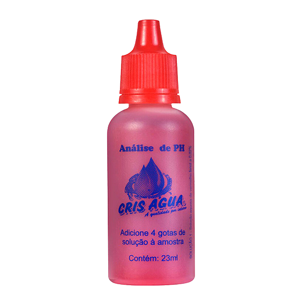 Solução 1 pH 23ml - Vermelho Difenol Cris Água