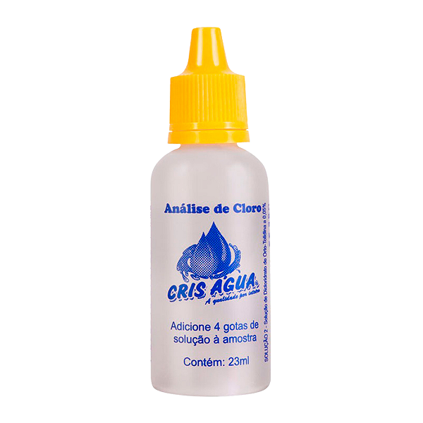 Solução 2 Cloro 23ml - Ortotolidina Cris Água
