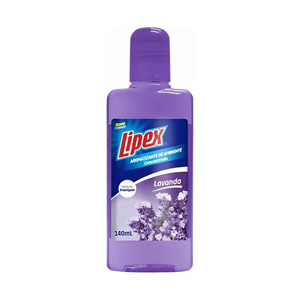 Aromatizador Desinfetante Concentrado 140ml Lipex - Lavanda