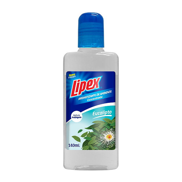Aromatizador Desinfetante Concentrado 140ml Lipex - Eucalipto