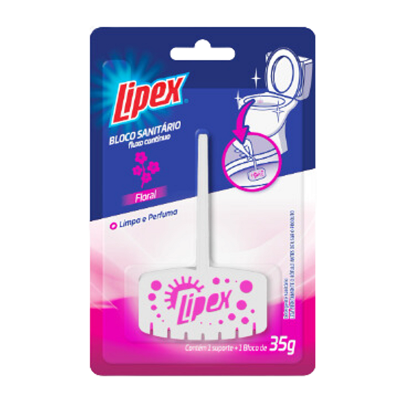 Tablete Bloco Sanitário Cheirinho com Suporte Floral