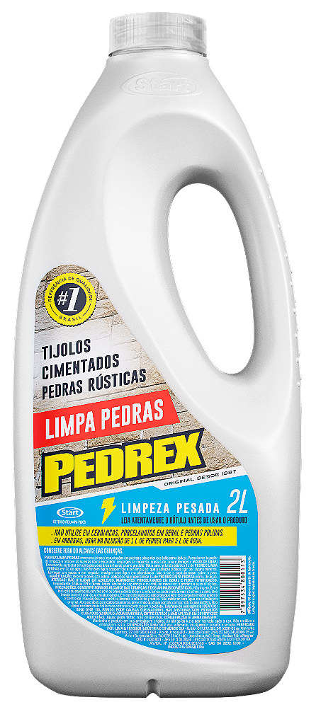 Limpa Pedras Pedrex 2 lts Start Produto Concentrado Faz 8 Lts