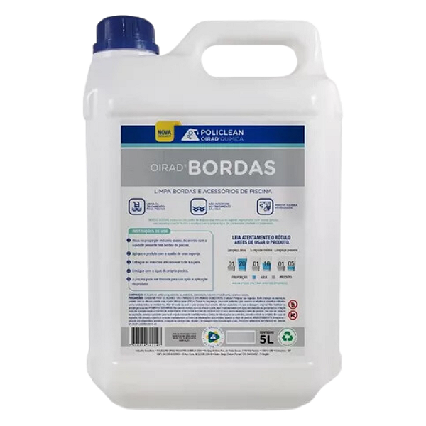 Limpa Borda Piscina Desengordurante Tira Mancha Eficaz 5lt