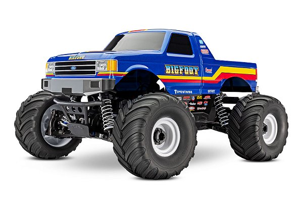 Traxxas Bigfoot Ford 4X4 Brushless 1/10 Modelo Tra67134-4 - Lacrado