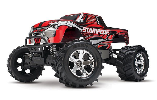 Traxxas STAMPEDE 4X4 1/10 Escala escovada Monster Modelo: 67054-1 Lacrado