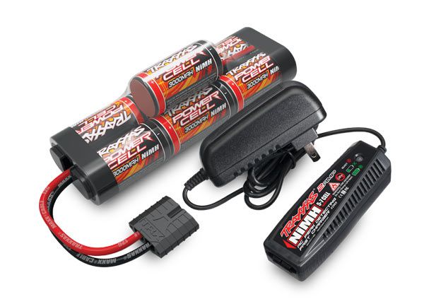 Traxxas Bateria 3000mAh de 7 células NiMH C/ carregador 2984-Lacrado