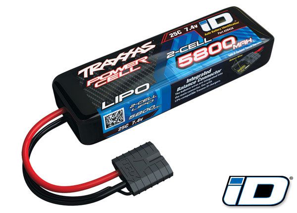 Traxxas  Bateria LiPo 5800mAh 2 células 25C Modelo:2843X - Lacrado