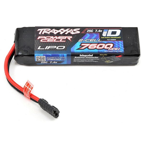 Traxxas Bateria LiPo de 7600mAh 7,4v 2 células 25C Modelo:2869X- Lacrado