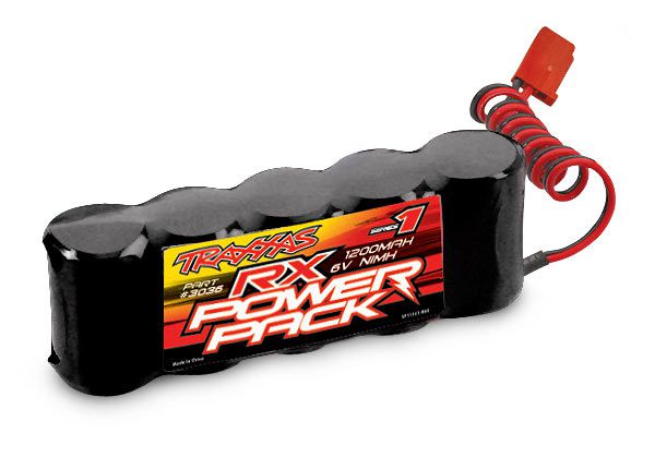 Traxxas  Bateria RX Power Pack  NiMH 1200mAh Modelo:3036-Lacrado