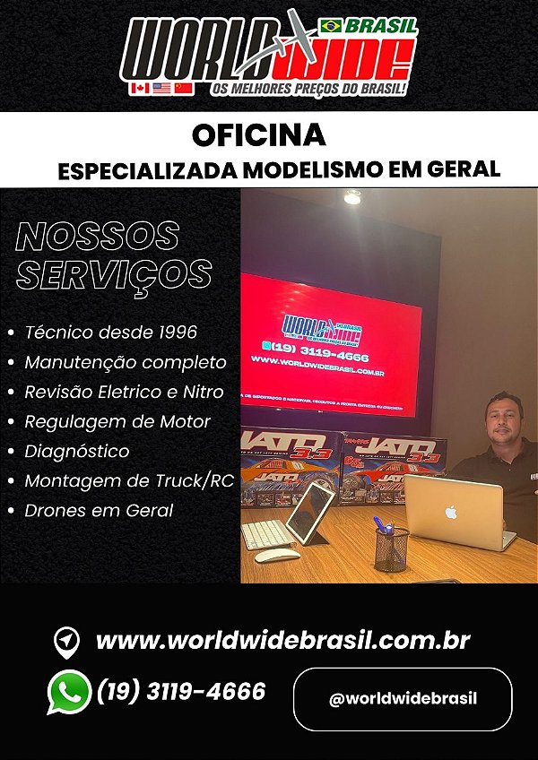 Oficina especializada de Automodelos em Geral