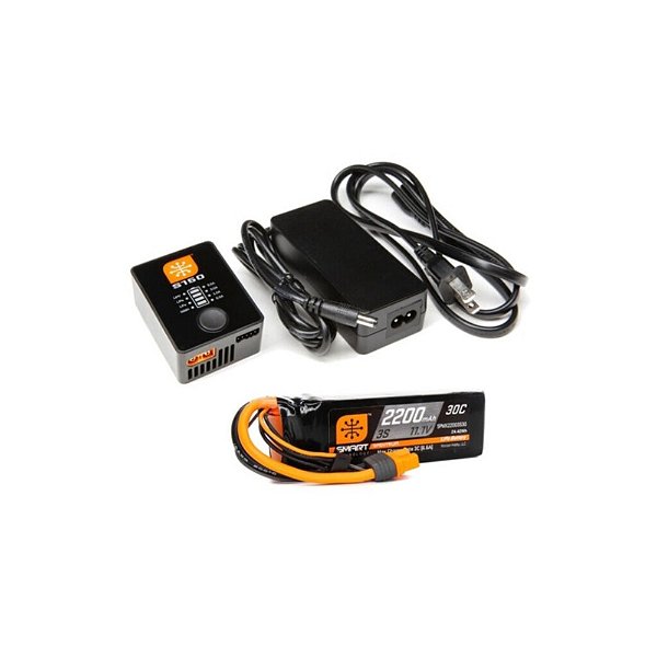 Spektrum Smart Powerstage C/ 1 Bateria Lipo 3S + 1 Carregador- Lacrado