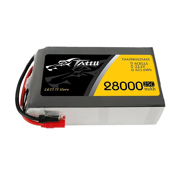 Bateria Lipo As150 Gens Ace Tattu 28000Mah 22.2V 25C Xt150- Lacrado