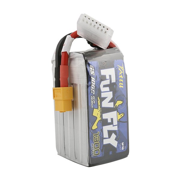 Bateria Lipo 6S Gens Ace Tattu Funfly 1300MAH 22.2V 100C XT60- Lacrado