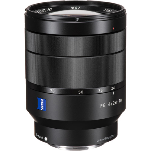 Lente Sony Zeiss Vario-Tessar 24-70mm f/4 oss full-frame - Lacrado