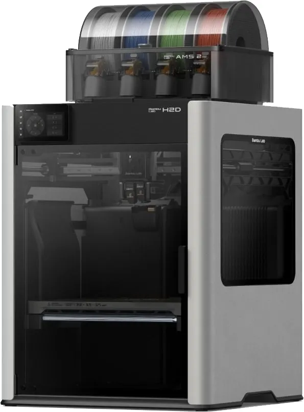 Impressora 3D Bambu Lab H2D Combo PF003-D+SA007 Bivolt - Lacrado