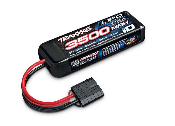 Bateria LiPo 7.4V 3500mAh 2S Traxxas 2825X com iD - Lacrado