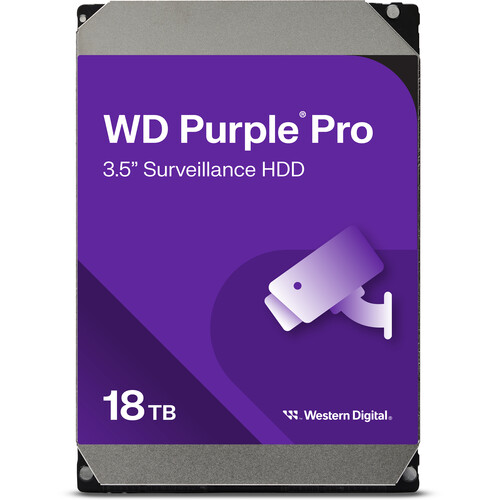 Hd Wd Purple pro 18tb 3.5 Sata iii 7200 Rpm Cftv Vigilância- Lacrado
